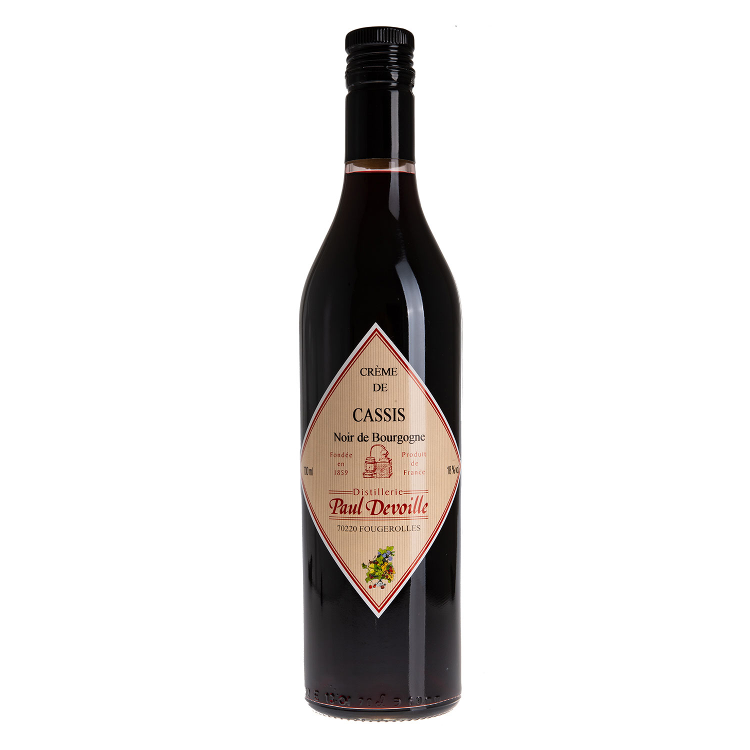 Crème de Cassis Noire de Bourgogne 700 ml