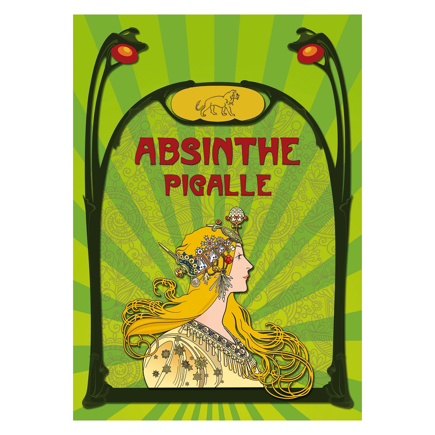 Poster Absinthe Pigalle